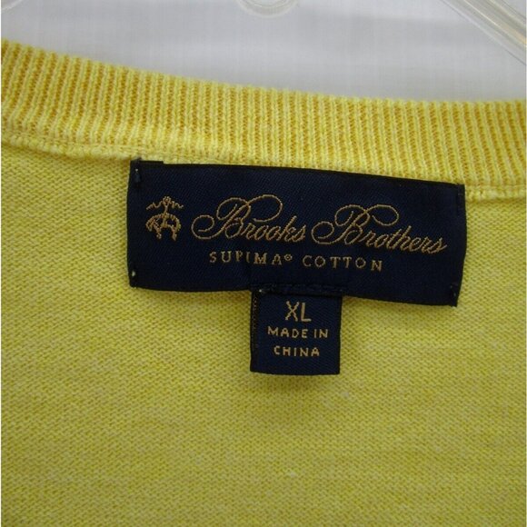Brooks Brothers Sweater XL Pullover V-Neck Breathable Supima Cotton - Picture 8 of 10